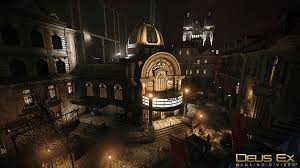 Artstation Deus Ex Mankind Divided Prague City Hub Red Light District Maxime Chasse Deus Ex Deus Ex Mankind Divided Deus Ex Mankind