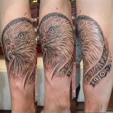 Özel tasarım kartal, beşiktaş dövmesi. Kartal Dovmeleri Eagle Tattoo Theatre Besiktas Tattoo Piercing