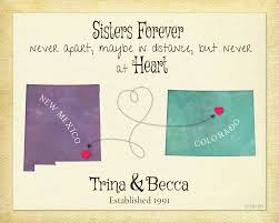 Birthday Message For Father Long Distance Sister Long Distance Gift Moving Away Present Sisters Forever Quote Birthday Prese Birthday Messages For Sister Message For Sister Birthday Gifts For Sister