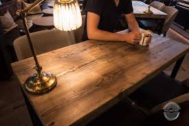 Wooden Rustic Cafe Interior Design Custom Made Wooden Tables And Light Panels Wooden Rustic Furnitu Cafe Interior Design Interior Design Rustic Light Panels