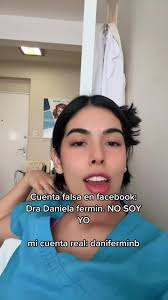 Alerta de cuenta falsa de Dra. Daniela Fermín en Facebook