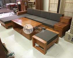 Disebut membumi karena segalanya sederhana dan didukung meja beralaskan lantai yang unik, bangku kayu alami. Jual Kursi Tamu Sudut Minimalis Laci Jati Perhutani Modern Kab Jepara Ridawijayafurniture Tokopedia