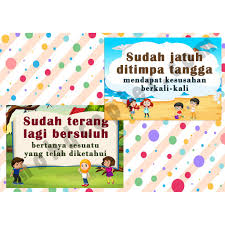 Semua dibicara adalah berasas dan rakyat yang menjadi keutamaan. Set Keceriaan Kelas Sekolah Peribahasa Dan Bidalan Shopee Malaysia