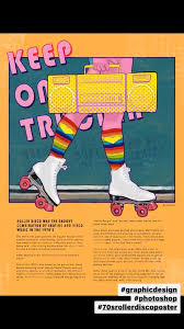 Room posters poster wall poster prints aesthetic. Vintage Poster Roller Skating Roller Disco Posterdesign Posterart Vintageposters 70s Rollerdisco Roller Disco Graphic Design Poster Poster Design