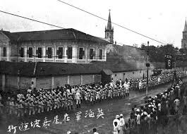 Japanese troops take cover behind steam engines at the johor railway station in the final stages of their advance down the malayan peninsula which culminated in the surrender of all british forces, and the occupation of the british naval base on singapore island. Singapore The Past In The Present The Asia Pacific Journal Japan Focus