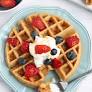 healthy waffles from www.superhealthykids.com
