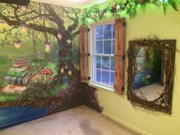 Enchanted Forest Bedroom Mural Board And Batten Shutters Enchanted Mirror For The Little Princess Enchanted Forest Bedroom Forest Mural Fairytale Bedroom