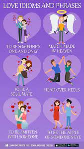 Love Idioms And Phrases 1 Double Date A Date Which Involves Two Couples 2 Match Made In Heaven A Relation Love Idioms Idioms And Phrases English Idioms