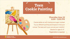 Teen Cookie Painting