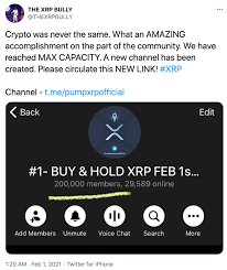Read our latest xrp price prediction to find out. 300 000 Users Join Telegram To Create An Xrp Pump