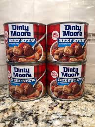 With fresh cut potatoes and carrots in a rich gravy with large chunks of real beef, dinty moore beef stew is the hard working and hearty. 4 Cans Dinty Moore Beef Stew 20 Oz Can Brunswick Shepherd S Pie Heat And Eat 37600215831 Ebay