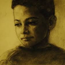 Mineur Devant Ses Montagnes (Fresque, Ha, Drawing by Marc Maurice Levet