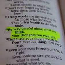 Thoughts Are Powerful Darby Dugger Bible Quotes Book Of Proverbs Classroom Quotes