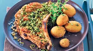 Une Cote De Veau Et Crumble De Pistache Au Sel De Guerande