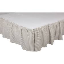 A dust ruffle is a type of bed skirt that hangs down with a slight wave, giving your bed a more cute, frilly look. Blue Gingham Dust Ruffle Wayfair