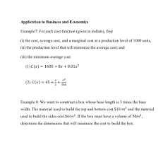 Average cost or average total cost average cost (ac), also known as average total cost (atc), is the average cost per unitof output. Application To Business And Economics Example7 For Chegg Com