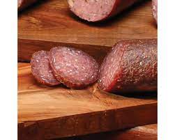 This summer sausage recipe will make approximately ten pounds of sausage. Old Fashioned German Style Aged Summer Sausage Swiss Meat Sausage Co