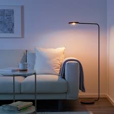 Ypperlig Led Floor Lamp Dark Gray Ikea