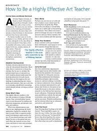 How To Become A Highly Effective Art Teacher Advocacy Artadvocacy Advocacy Artadvocacy Become Effective Art Teacher Resources Art Education Art Teacher