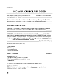 Both spouses are involved in establishing these grounds, and both must substantiate and agree upon these, unless the divorcing spouse is trying to prove otherwise to the court. Free Indiana Quitclaim Deed Form How To Write Guide