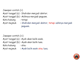 We did not find results for: Ayat Majmuk Ayat Majmuk Pancangan Relatif Ayat Majmuk Gabungan Ppt Download