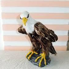 The Simulation Simulation Animal Eagle Feather The Eagle Simulation Animal Home Furnishing Articles Craft Gifts Gifts Eagle Feathers Animals Bald Eagle