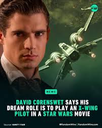 David Corenswet says his dream role is to play an X-Wing pilot in a Star  Wars movie