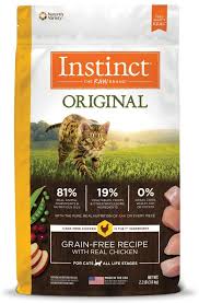 The top 11 best cat foods. Amazon Com Instinct Original Grain Free Recipe With Real Chicken Natural Dry Cat Food By Nature S Variety 2 2 Lb Bag Pet Supplies