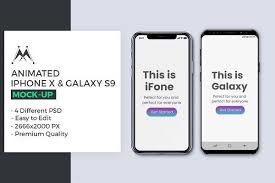 Animated Ifone X Galaxy S9 Mock Up Psd Mockup Free Mockups Psd In 2020 Mocking Mockup Iphone Mockup Psd
