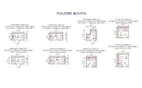 Minimum Space Requirements For Powder And Laundry Room