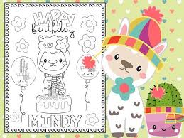They will provide hours of coloring fun for kids. Birthday Llana Coloring Page 116 Fine Coloring Conservation