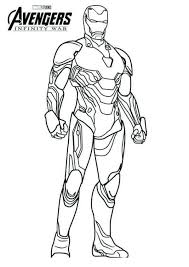 Iron Man Infinity War Coloring Page Superhero Coloring Pages Avengers Coloring Avengers Coloring Pages