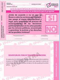 Jun 19, 2021 · el instituto nacional electoral (ine), llevará a cabo una campaña para promocionar la consulta popular 2021 del 15 de julio al 1 de agosto, para que los ciudadanos participen y se unan a ser. La Jornada Consulta Popular Dispara Polemica En Comision Del Ine