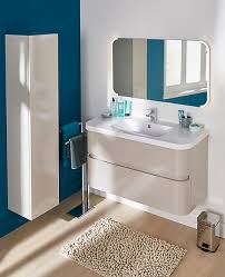 Meuble wc castorama castorama meuble wc colonne salle de bain. Meuble Sous Vasque A Suspendre Cooke Lewis Voluto Grege 85 Cm Plan Vasque En Resine Castorama