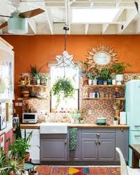 8 Unique And Colorful Bohemian Kitchen Design Ideas Decortheraphy Com In 2020 Bohemian Kitchen Interior Design Kitchen Bohemian Style Kitchen