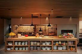 Big corbels, ornate cabinetry and fussy details can make a kitchen feel chopped up. 250 Open Kitchens Ideas In 2021 Restaurant Design Restaurant Interior Restaurant