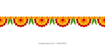 Flower Toran Images Stock Photos Vectors Shutterstock Flower Illustration Garland Decor Diwali Holiday