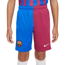 This page contains an complete overview of all already played and fixtured season games and the season tally of the club fc barcelona in the season overall statistics of. Nike Fc Barcelona Stadium Heimtrikot Auswartstrikot 21 22 Junior Kurze Hose Blau Goalinn