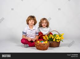 Cute boys with wavy hair. Two Cute Boys Curly Image Photo Free Trial Bigstock