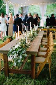 Garden Wedding At The Hill By Lauren Carnes Southern Weddings Candle Wedding Centerpieces White Candles Wedding Candlestick Centerpiece Wedding