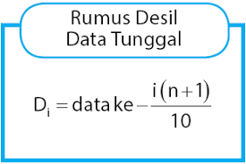 Letak d2 = (2/10).40 =8, yaitu pada data yang contoh soal mencari d1, kenapa x1 nya 5 ya? Rumus Kuartil Desil Dan Persentil Idschool