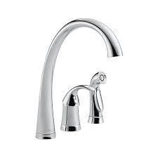 single handle kitchen faucet with spray