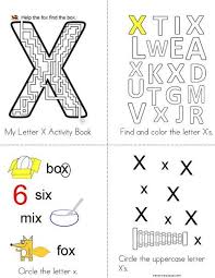 Letter X Activity Book From Twistynoodle Com Book Activities Activities Preschool Letters