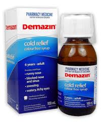 buy demazin clear syrup 100ml at health chemist online pharmacy