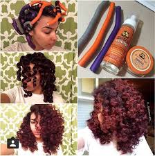 For this flexi rod set i used sixteen large 1 inch flexi rods on the back half of my hair, two on the bottom of the front sections and then eight 3/4 inch purple flexi rods on the front sections of my hair, parted in the middle. Tried Flexi Rods Yet 20 Gorgeous Flexi Rod Sets We Are Loving Gallery Natural Hair Styles Hair Styles Curly Hair Styles