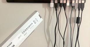 No More Mess Magnetic Usb Cable Organizer Ikea Hackers Ikea Organization Hacks Ikea Hackers Ikea Organization