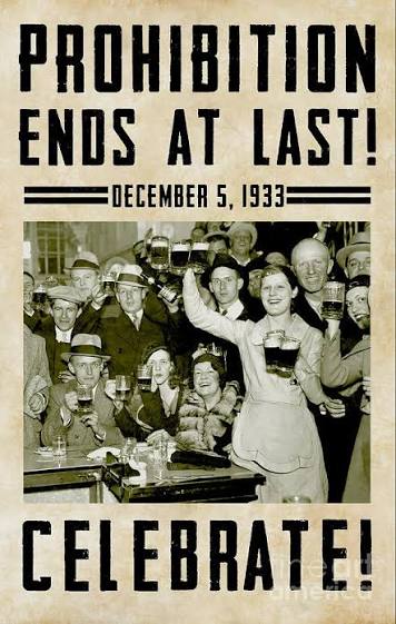 Prohibition Ends Celebrate Photograph by Jon Neidert - Metal Posters