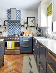 I wanted to do something fresh and dynamic yet timeless, says designer jean stéphane beauchamp. This Bright Cheerful Blue Kitchen Is An Instant Mood Booster House Home