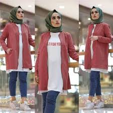 Yenilerden Ikili Takim Spor Ceket Taslanmis Kanvas Kumas 83 Cm Iclik Kolsuz Kr Tesettur Tunik Modelleri 2020 Moda Stilleri Spor Ceketler Basortusu Modasi
