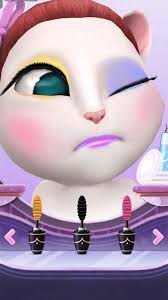 My Talking Angela 💄🪞💅😍😍 #reels #makeup #talkingangela #kidsradar